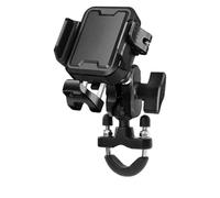 Support Navigateur GPS Support Navigation Réglable Antivol À Dégagement Rapide Moto Support Téléphone Absorbant Les Chocs Chargeur Type C Barre Support Navigation GSP(Uncharged - Black B)