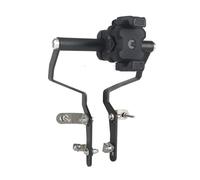 Support Navigation Support Moto Support Fixation GPS Téléphone Portable Guidon Moto Pour Tiger 900 GT PRO 2024 2025(Silvery-Black1set)