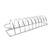 Support nervuré pour fumoir, support de rôtissoire peu encombrant | Acier inoxydable antiadhésif Accessoire de barbecue pour friteuse à air chaud, jardin, pelouse, extérieur, camping et pique-nique