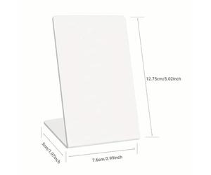 Support NFC vierge (blanc/noir) - Puce NFC213 144 octets - pour réseaux sociaux et liens d'examen (blanc)