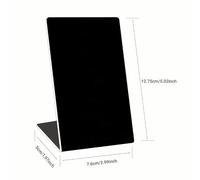 Support NFC vierge (blanc/noir) - Puce NFC213 144 octets - pour réseaux sociaux et liens d'examen (noir)