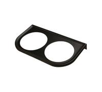 Support Noir sous tableau de bord pour cadrans 2 x 52 mm