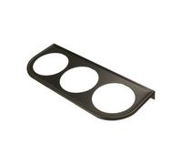 Support Noir sous tableau de bord pour cadrans 3 x 52 mm