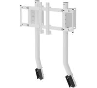 GTR S8 MONITOR STAND - White SUPPORT MONITEUR