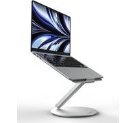 Support Ordinateur Portable 10-17 Pouces, En Aluminium, Réglable Hauteur & Base Rotative À 360°, Bien Solide & Refroidissement Rapide, Laptop Stand, Pour Macbook/Hp/Lenovo/Dell/Google/Samsung