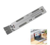 Support Ordinateur Portable en Aluminium Ventilé Réglable en Hauteur sur 5 Niveaux, Compatible avec Ordinateurs de 8 à 17,3 Pouces - Support Pliable pour MacBook Air, Pro, HP, Dell, ASUS, MSI