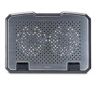 Support ordinateur portable - HAMA - Refroidisseur Alu - 2 Ventilateurs - Inclinaison réglable - Silencieux