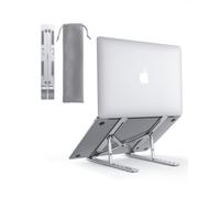 Support Ordinateur Portable Pliable AUKEY Stand Laptop antidérapant multi-angle en Alliage d'Aluminium HD-LT07