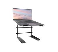 Pyle Support Ordinateur Portable, Support PC Portable Ventilé, Laptop Stand, Réglable en Hauteur, Parfait pour DJ, PC, Gaming, Home, Bureau, Noir