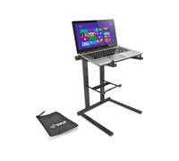 Pyle Support Ordinateur Portable - Table Debout avec Hauteur Pliable et Plateau - Support PC Portable - Accessoire Secondaire pour iPad, Station de Travail et Utilisation à Domicile avec Sac