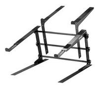 Pyle Support Ordinateur Portable, PC Portable, Laptop Stand, Support Laptop avec Hauteur Ajustable, Compatible avec Ordinateurs/Tablette/Table de mixage DJ/Gaming, Noir