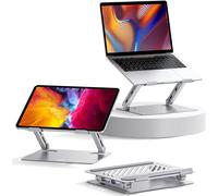 Support Ordinateur Portable Réglable Pliable Repose Bureau Ergonomique Refroidissement Ventilé Laptop Stand 10 À 17,3 Pouces Compatible Avec Macbook Air Pro Hp Dell Acer