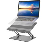 Support Ordinateur Portable, Support Ergonomique Réglable Pour Ordinateur Portable Pour Bureau, Compatible Avec Macbook Pro/Air, Autres Ordinateurs Portables Jusqu'À 15 Pouces-Grise