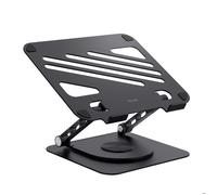 Support Ordinateur Portable - TRUST - Zeff - 16 Pouces - Ergonomique - Pliable - Rotation 360°