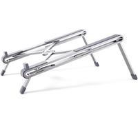 Support Ordinateur Portable Ventilé en Aluminium 8 à 15,6 Pouces Laptop Stand Réglable Porte Pliable Compatible avec Tablette MacBook Air Pro iPad HP Dell ASUS MSI