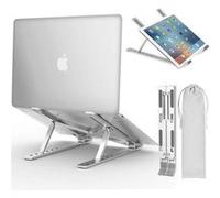 Support Ordinateur Portable Ventilé en Aluminium Cadeau Quanguang Réglable Ergonomique Léger pour MacBook Air Pro, Dell, HP, ASUS,Lenovo, Acer etc Laptops Tablette ipad 16,5 G