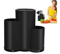 Support - Organiseur multifonction pour couverts, économiseur d'espace, grands supports de baguettes, organisateur d'ustensiles à 3 compartiments pour comptoir de cuisine | Organisateurs de comptoir