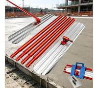 Support orientable pour taloche à béton (bull float) Red-120x20cm/48x8in
