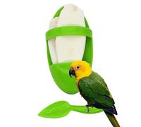 Support Os Seiche - Plastique Blanc Dur, Accessoire Pour Cage Oiseau | Bon Distributeur Nourriture Perruche, Grand Perchoir Rangement Calopsitte Serin Canari | Outil IDéal Pour Les Perroquets