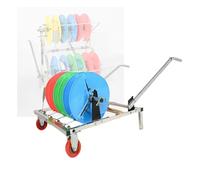 Support paiement multidirectionnel, support rouleau câble gestion fil platine, for un stockage facile et une distribution dans l'industrie électrique(3 trays)