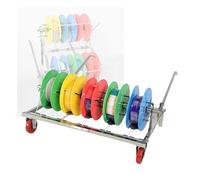 Support paiement multidirectionnel, support rouleau câble gestion fil platine, for un stockage facile et une distribution dans l'industrie électrique(5 trays)