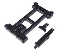 Basil Mik Pannier Rack Plate Argenté Black