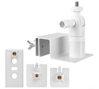 Support Panneau Acier Inoxydable Réglable pour arlo Support Panneau | Acier inoxydable , réglage multi-angles, compatible pour arlo pour eufy Ring, et , extérieur(White)