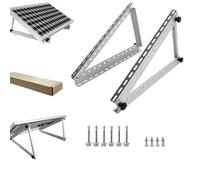 Support Panneau Solaire Réglable 114cm, Fixation Panneau Solaire Balcon Toi | Support panneau solaire réglable 0-90°, fixation panneau solaire au sol, support panneau solaire balcon, kit solaire.