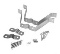 Support Parabole Réglable Distance Mur 10cm Max | Acier pour robuste, réglable, pour antennes pour tv, drapeaux, cheminées, extérieur durable