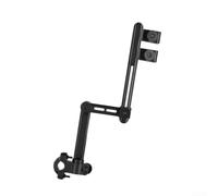 Support Parapluie Vélo Extensible en Alliage d'Aluminium | Alliage d'aluminium pour robuste, design extensible 3 sections, fixation sécurisée vibration