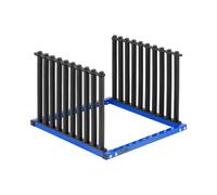 MSW MSW-WR-100 Support Pare-Brise Rack ? De pour Pare-Brises (pour 9 Pare-brises, Acier Peint par poudrage, Encombrement au Sol : 81 x 85,5 cm)