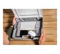 Support PC 14" et mallette de rangement Breyta blanche