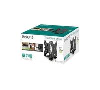 Ewent Support PC EW1517 – Crochet de montage VESA montable sur poteau et sous-bureau – Noir