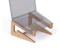 Relaxdays Support en bambou pour PC 10-15 pouces