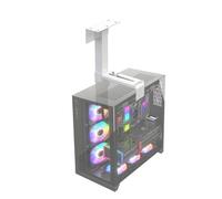 Support PC réglable sous un bureau - dur - pour être robuste, flexible et réglable | Chalumeur d'ordinateur de bureau de bureau à soupir de processeur, bureau d'assemblage mural à la maison