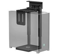 Support PC robuste de 30 kg sous le bureau, montage sans perçage, support PC réglable avec coussinets de protection pour bureau, maison, salle de classe