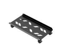 support pc sous bureau Support de chariot mobile avec roulettes verrouillables Support de châssis simple Support de support de boîtier de PC mobile for la plupart des PC sous le bureau à domicile ad