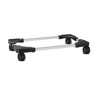 support pc sous bureau Support de processeur mobile, support de processeur réglable support de châssis de refroidissement hôte PC avec roulette de verrouillage, support de tour PC évolutif adapté à