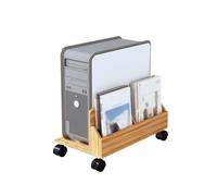 support pc sous bureau Support de processeur support de tour de PC deux en un support de PC de jeu, chariot roulant mobile for sous le bureau avec roulettes accessoires de bureau adapté à la plupart