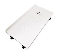 support pc sous bureau Support de tour PC, support CPU en métal avec roulettes - Support de bureau robuste, chariot PC, support de sol for la plupart des PC de jeu adapté à la plupart des pc(Blanc,4