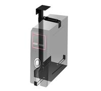 Support PC sous Bureau, Support Tour Boîtier PC d'Ordinateur Universel Réglable en Hauteur et en Largeur, Suspension pour Ordinateur Table, Charge Maximale 35kg, Construction Acier Robuste