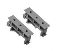 Support PCB à clip pour rail DIN 35 mm avec fonction adaptateur C45 pour une fixation rapide et ferme sur carte (gris)