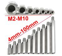 Support PCB en acier inoxydable 304, mâle à femelle, espacement des panneaux hexagonaux, colonne, piliers, entretoises M2 M2.5 M3 M4 M5 M6 M8 M10
