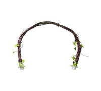 Support Perchoir Perroquet 65 cm Jouet Enrichissement Réaliste Pliable | Perchoir d'Escalade pour Perroquet en Cage Pour Perruches Inséparables Canaris Conures Petites Moyennes Grandes Races