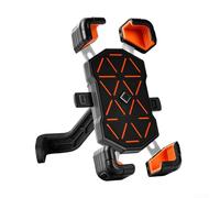 Support Ph1 pour vélo avec quatre griffes, anti-secousses, support de navigation stable pour vélo, installation facile, s'adapte à la plupart des Smartph1s (E)