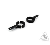 Support Phare Denali tubes de fourche Ø39-49mm noir