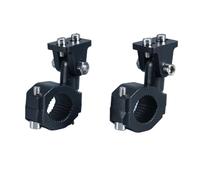 Support Phare Support de fixation pour phare de moto, support de lampe auxiliaire pour feu antibrouillard, accessoires pour motos Support de serrage(2pcs)