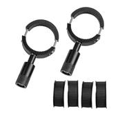 Support Phare Support de phare antibrouillard pour moto, support de phare auxiliaire, extension universelle de support de projecteur de fourche Platine Feu Arriere pour(2PCS 38-60MM)