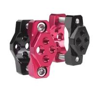 Support Phare Support de support de moto multifonction 17-54 mm, poignée fixe pour pare-chocs, pince de phare, clip de projecteur auxiliaire Support de serrage(2pcs Red 17mm-32)