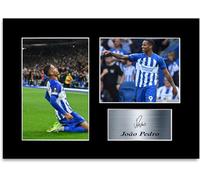 Support photo imprimé Joao Pedro joueur de football A4 pour les fans et supporters de Brighton